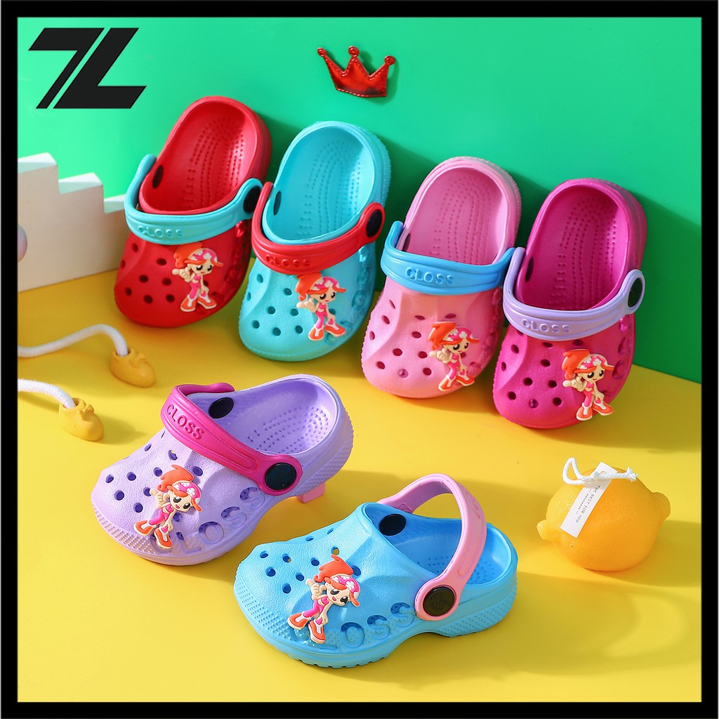 【ZLACK】Closs Sandals For Girl CLOSS Slipper 18-29 | Shopee Philippines