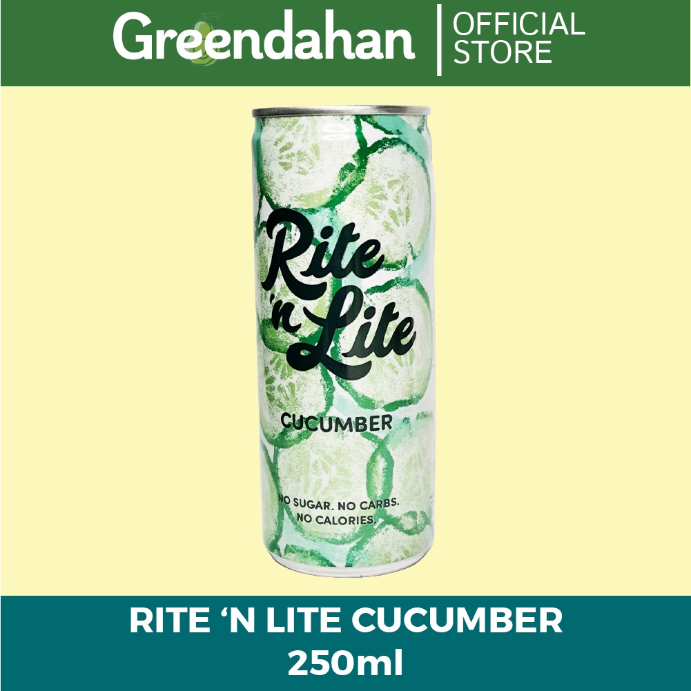 Rite 'n Lite Cucumber Keto / Lowcarb Soft Drink Shopee Philippines