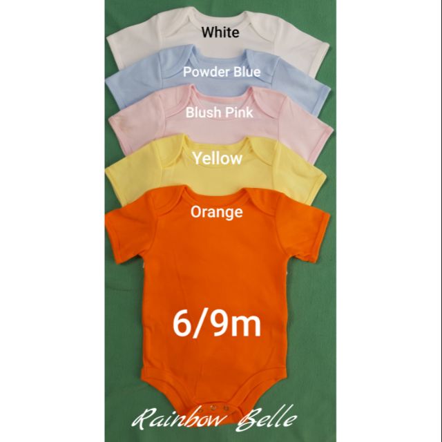 plain orange onesie