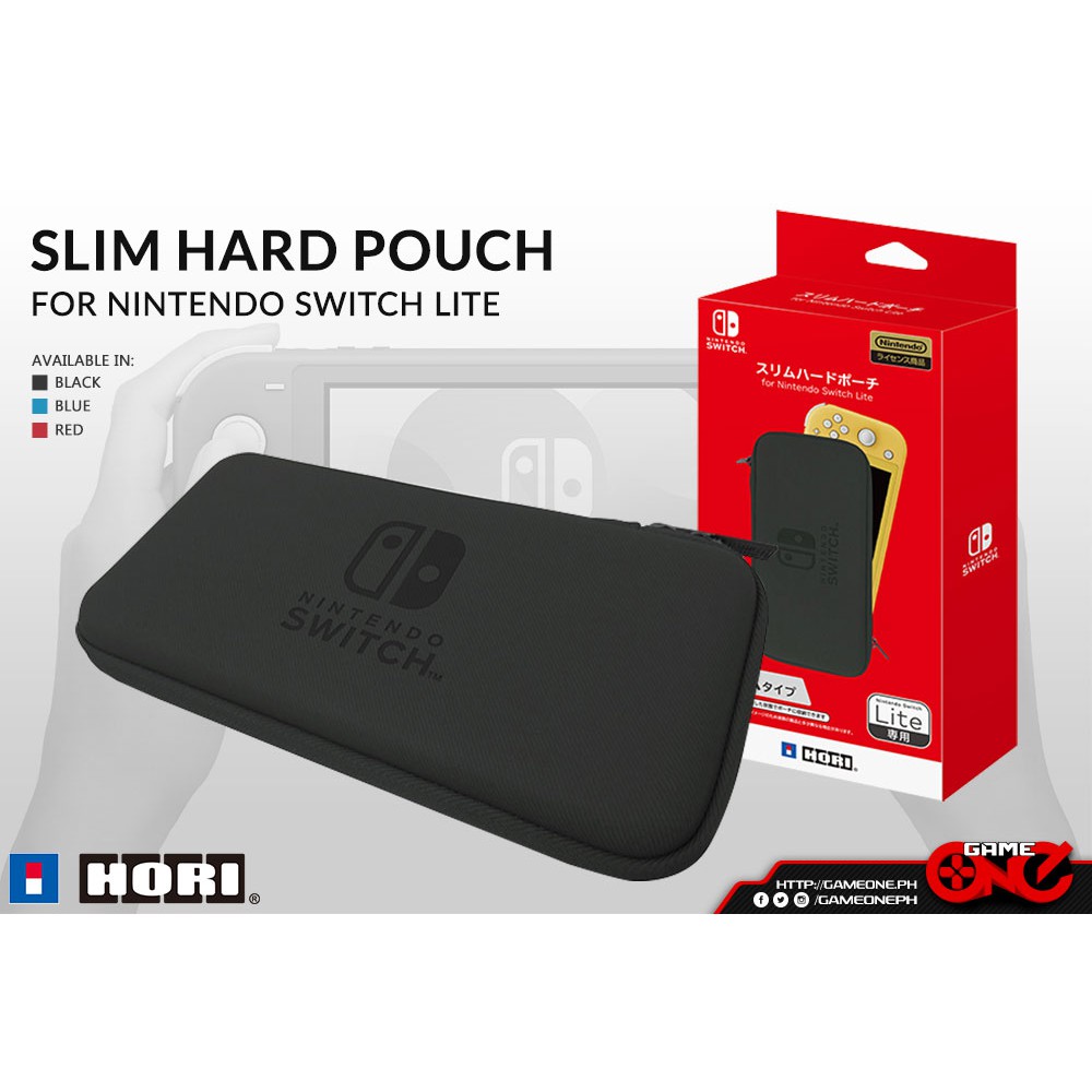 hori slim tough pouch for nintendo switch lite