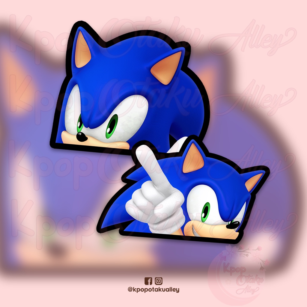 Sonic - Sonic the Hedgehog Peeker Sticker ver A | Kpop Otaku Alley ...