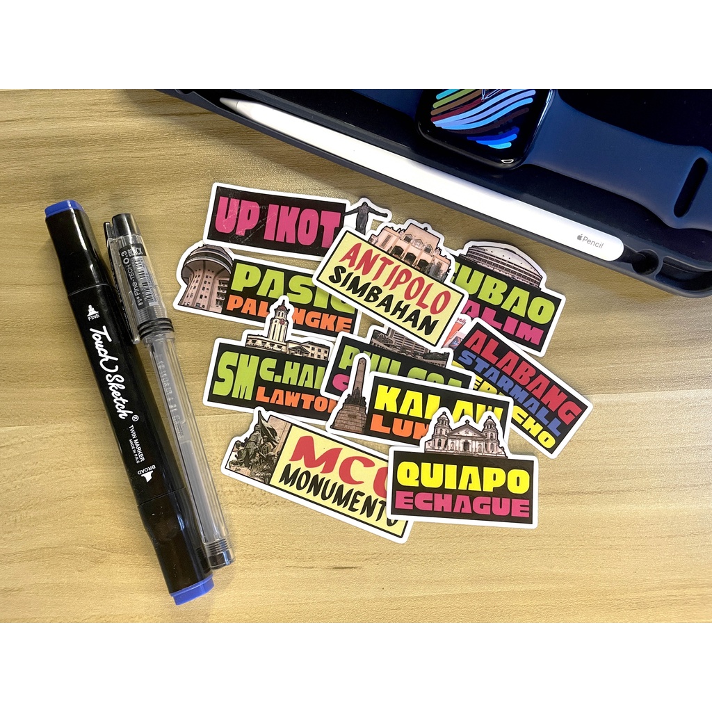Jeepney Signage and Landmarks PREMIUM MATTE VINYL Stickers Waterproof
