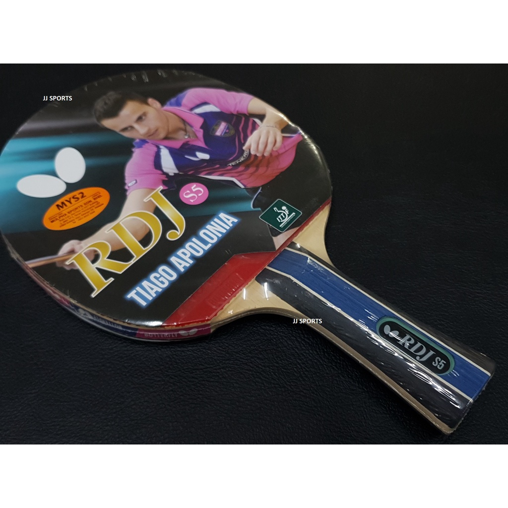 Butterfly RDJ-S5 FL Shakehand Table Tennis Racket Ping Pong Bat ...