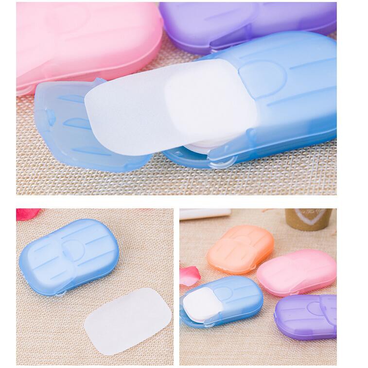 3pcs Portable Paper Soap For Washing Hand Travel Soap Flakes | Shopee ...