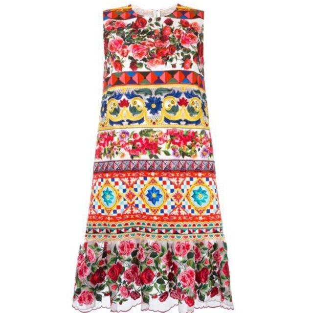 dolce and gabbana mambo print dress