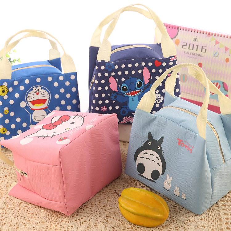 Hello Kitty Doraemon Cartoon Cute Water-proof Lunch Bag Children's Lunch  Box Oxford Heat Preservation Picnic Bag Thermal | Shopee Philippines