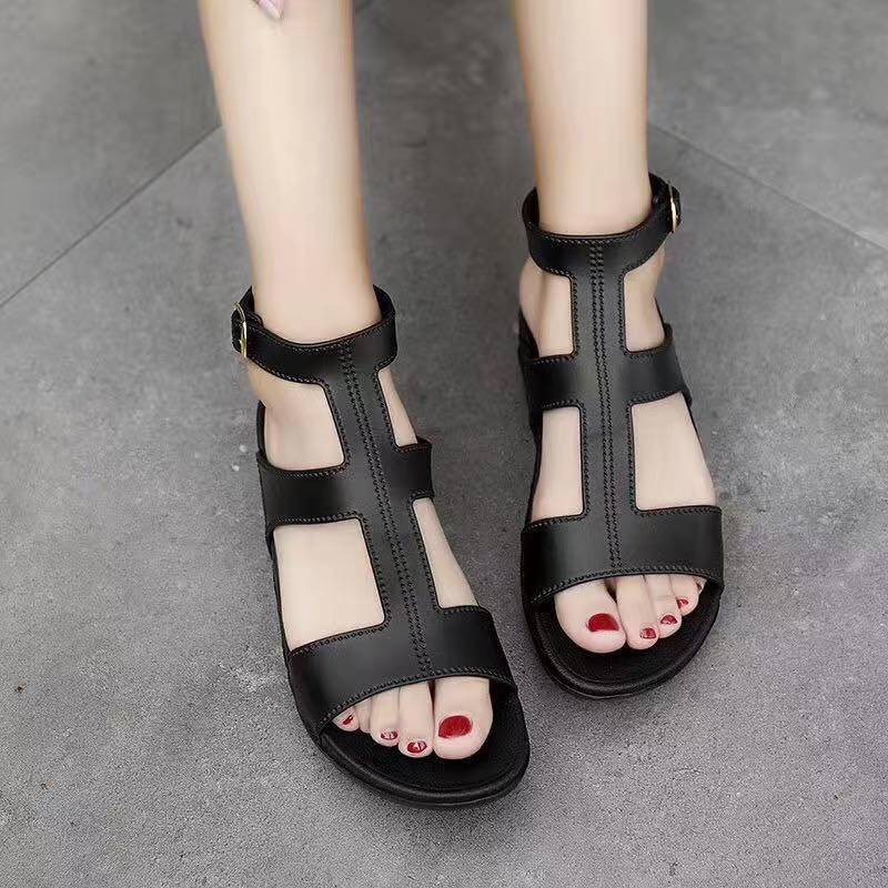 Fttilop British style Sandals Women's slippers ladies | Shopee Philippines