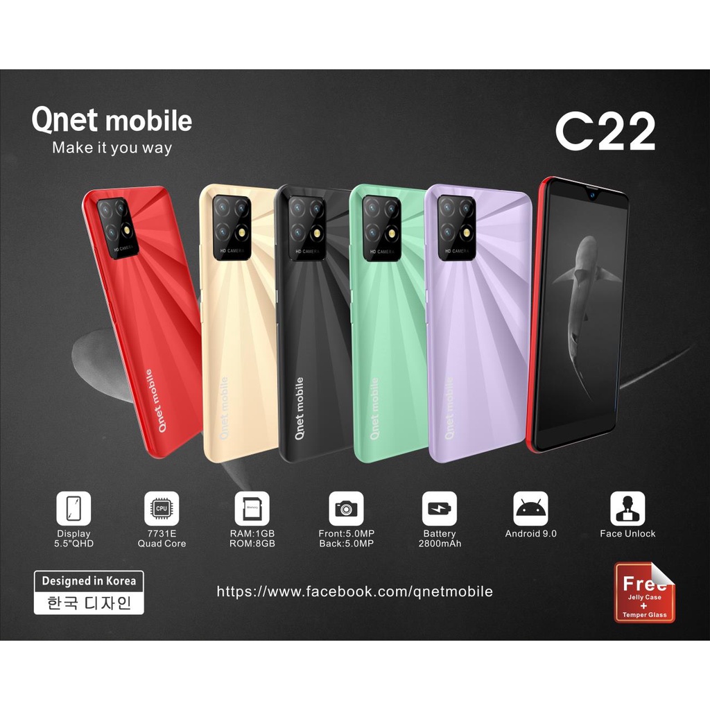 QNET MOBILE C22 Mobile Phone | Shopee Philippines