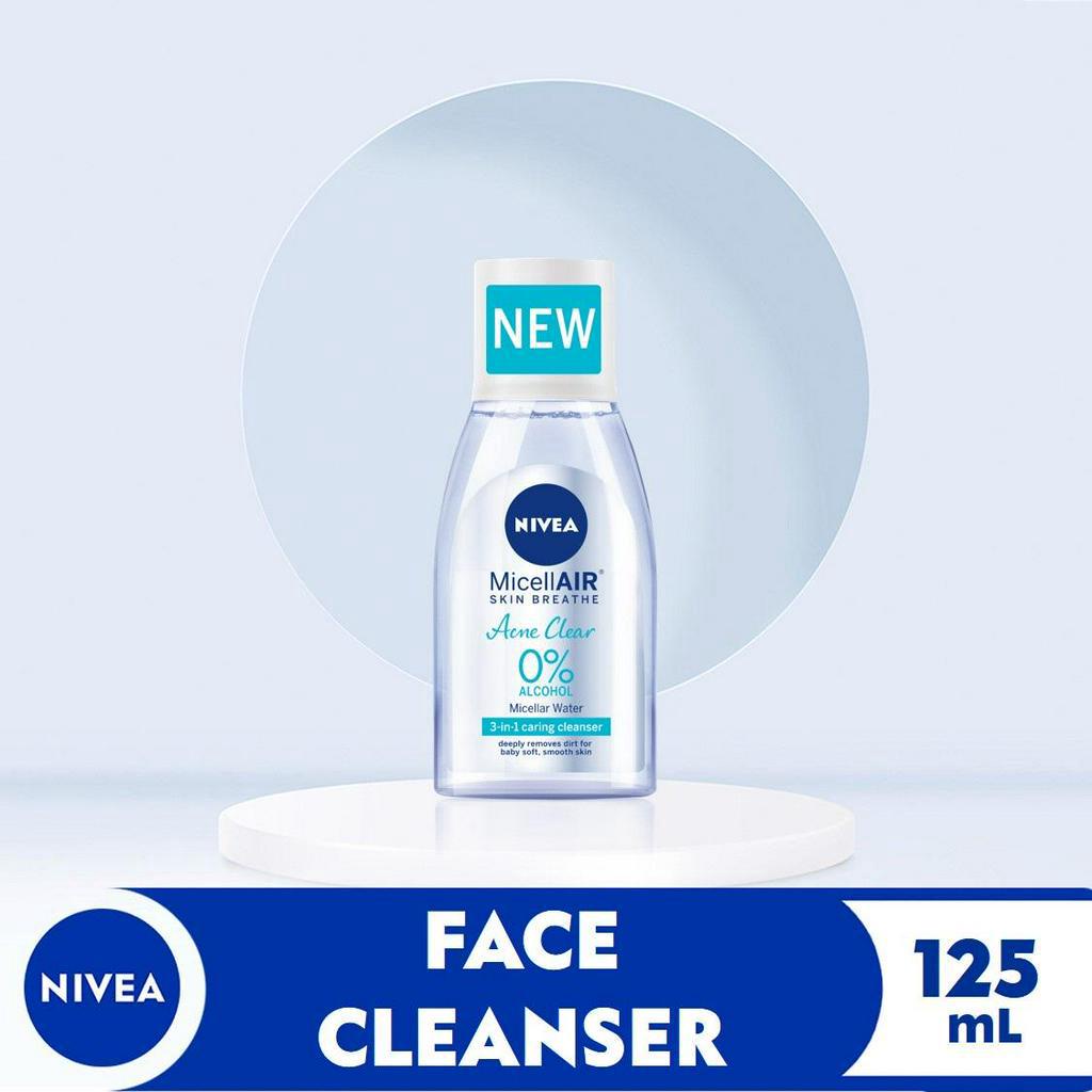 NIVEA Face Cleanser MicellAIR Acne Clear Micellar Water, Face Cleanser