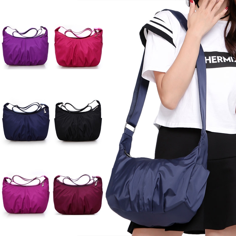 ladies nylon shoulder bags