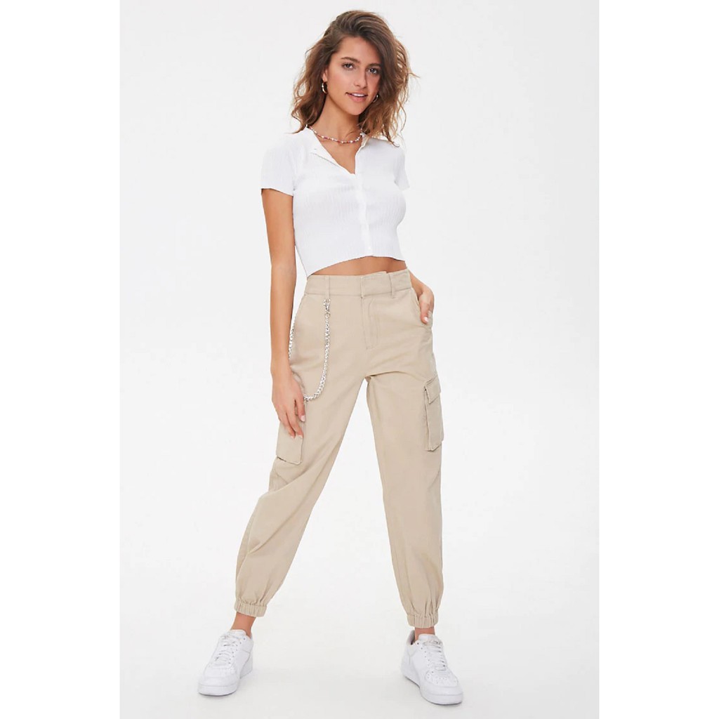 forever 21 cargo joggers