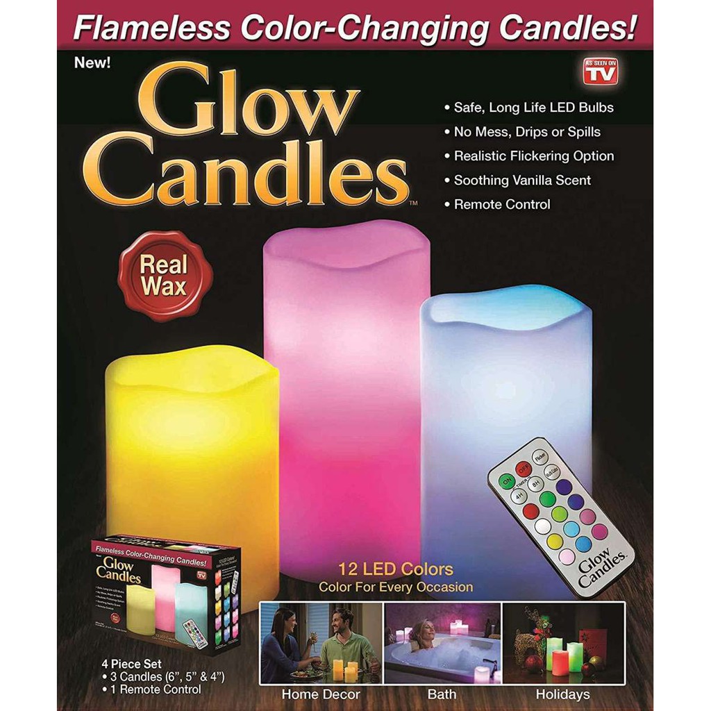 glow candles remote not working