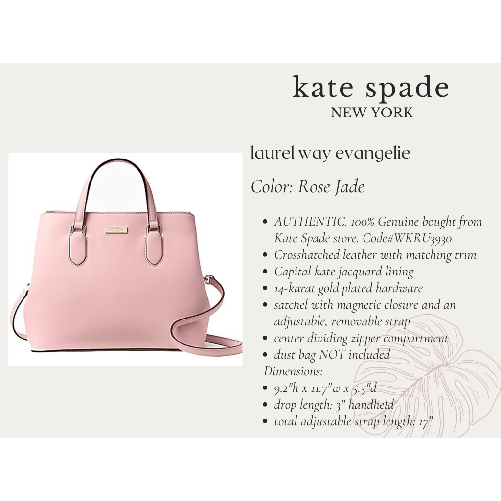 kate spade laurel way evangelie bag