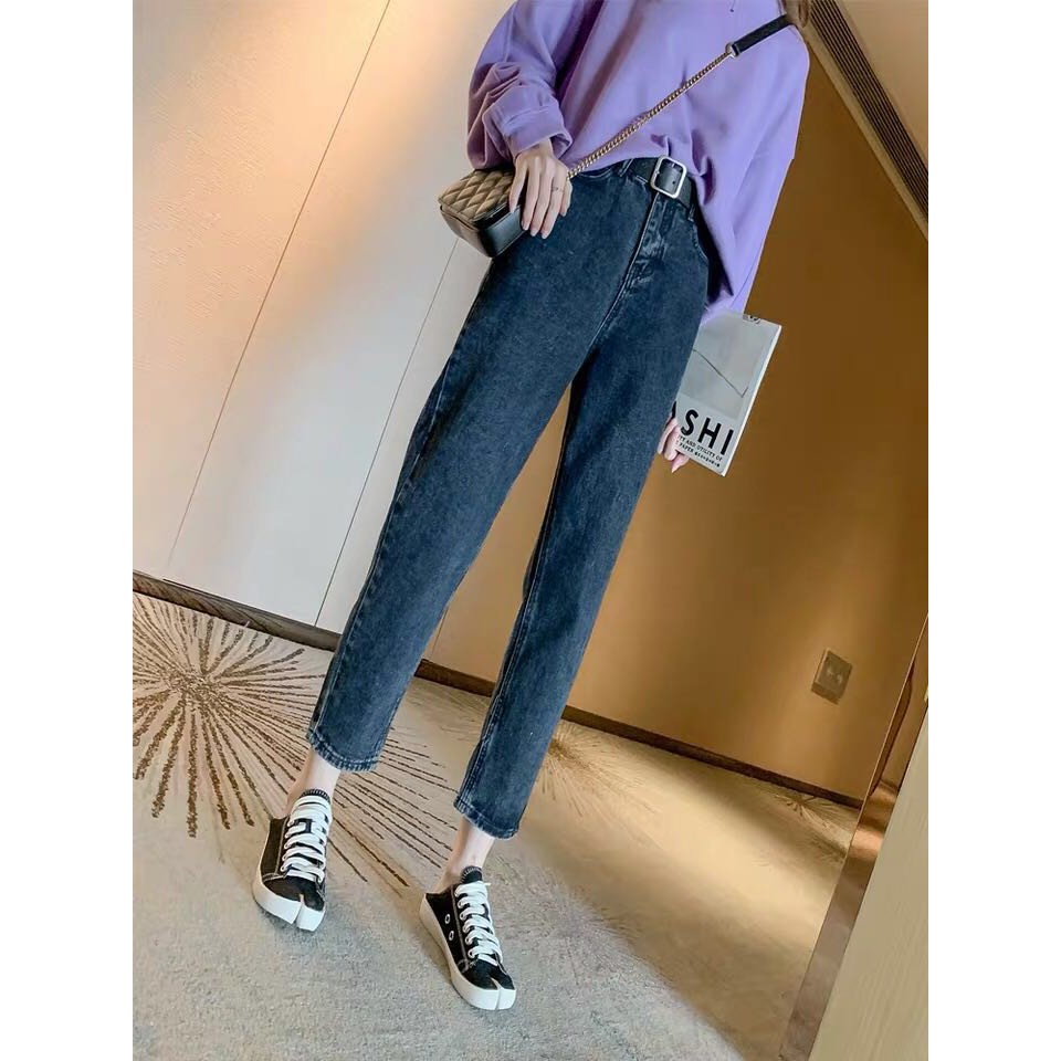 denim ankle pants