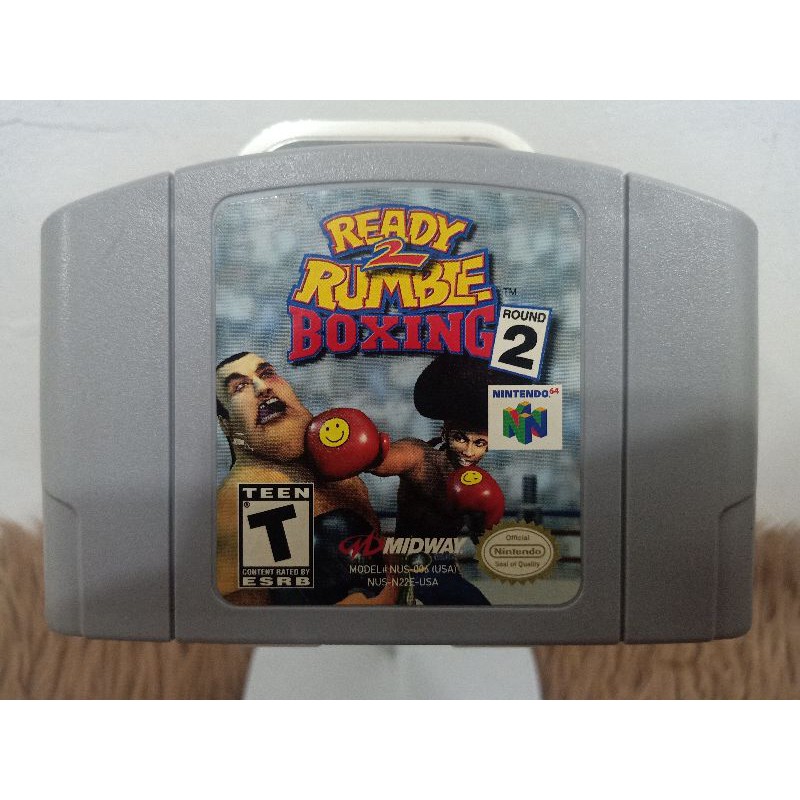 Ready to Rumble Boxing Round 2 N64 Game Cartridge (Original US ...