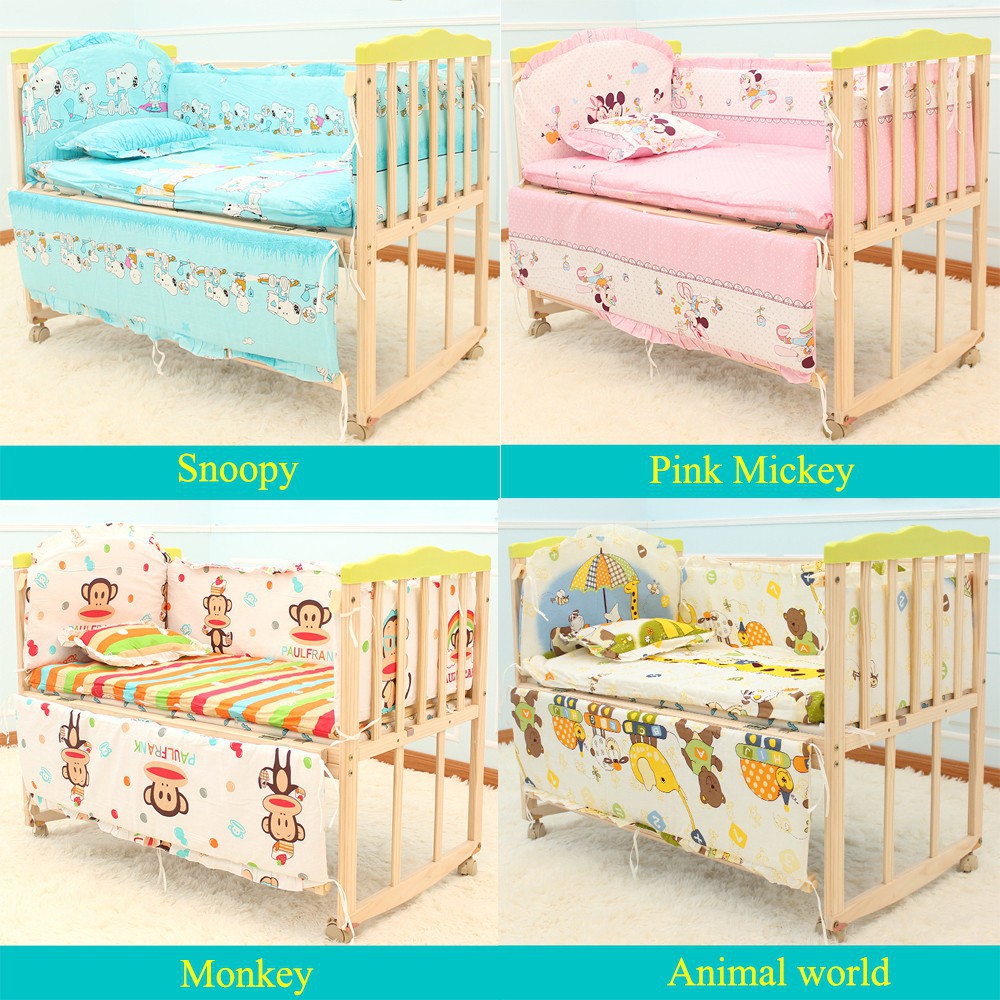 crib bedding set with bumper