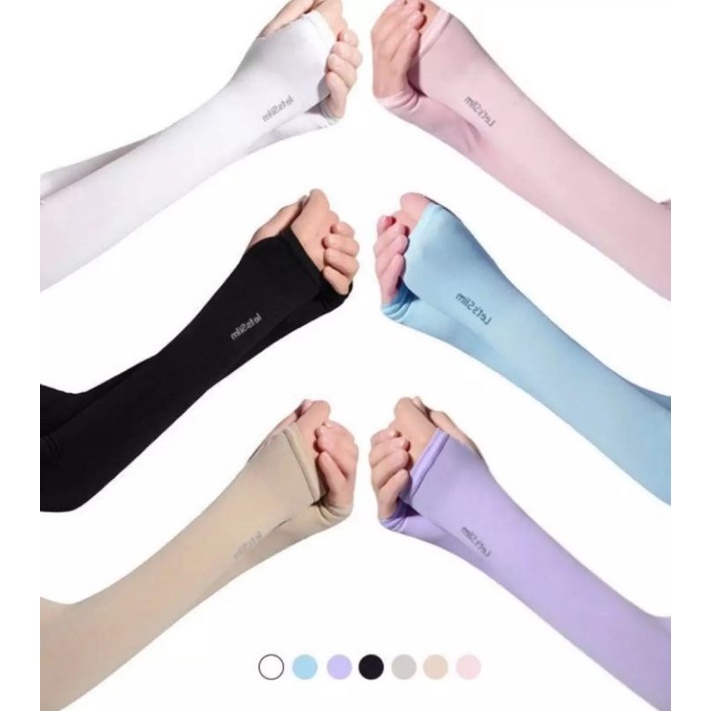 ARM SLEEVES SILK MALAMIG | Shopee Philippines