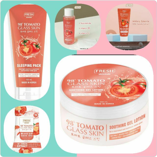 tomato fresh skin care set