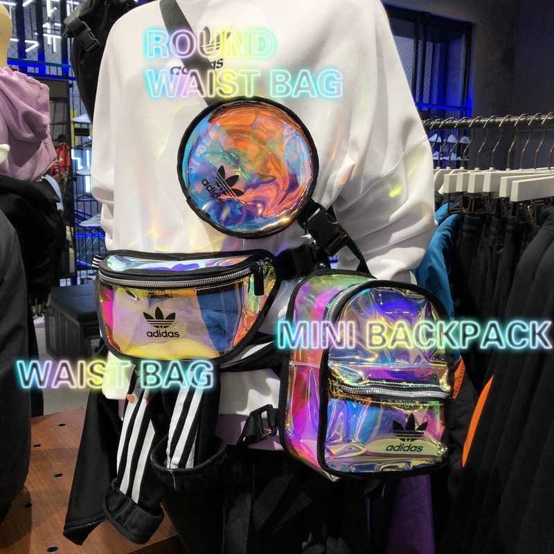 adidas originals iridescent belt bag