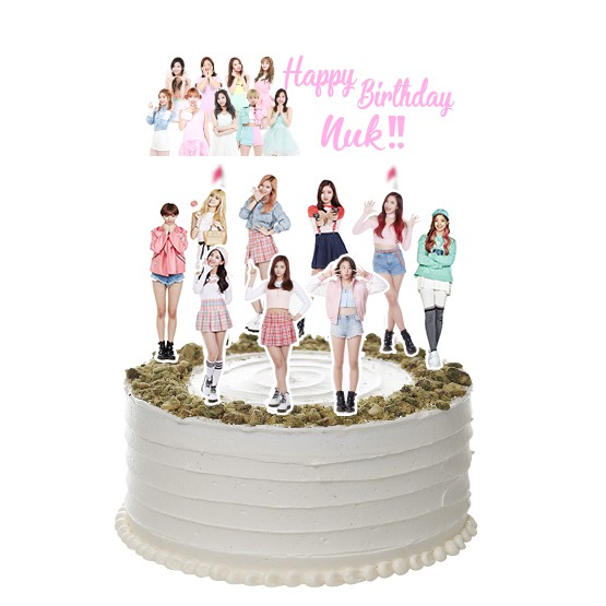 Twice Kpop Group Topper Cake Birthday Birthday Cake Decoration Shopee Philippines
