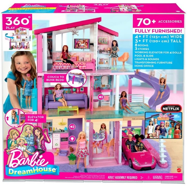 barbie 3 storey dream house