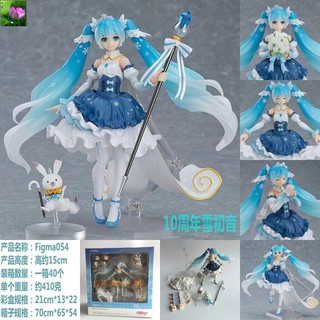 Miku Hatsune Miku Movable Face 10 Anniversary Day Figma 054 Snow Miku Shopee Philippines