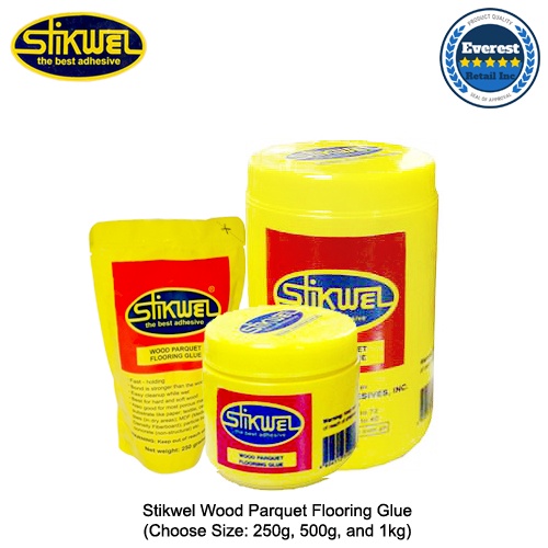 Stikwel Wood Parquet Flooring Glue (Choose Size 250g, 500g, and 1kg