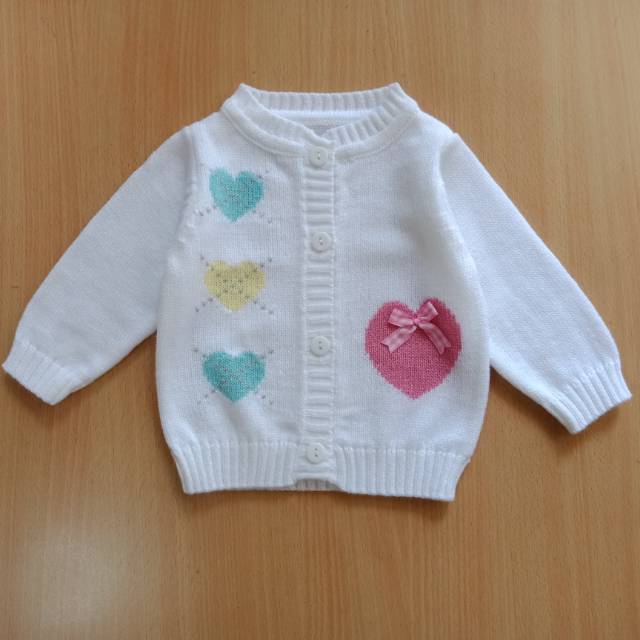 baby girl knitted cardigan