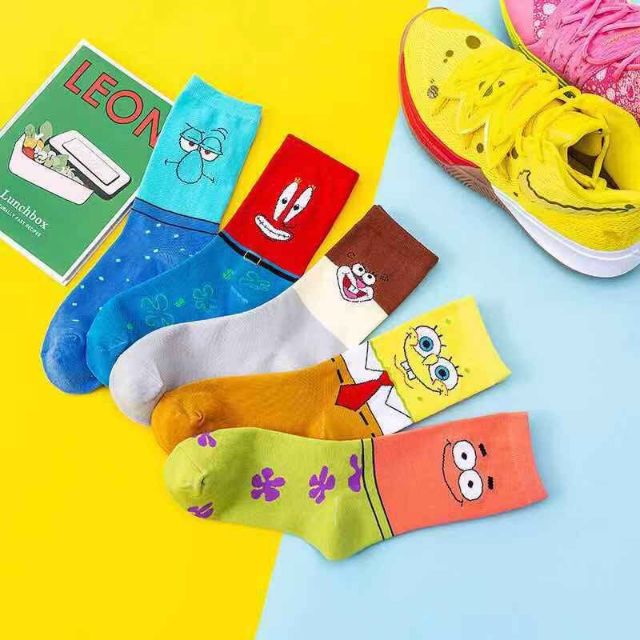 spongebob basketball socks