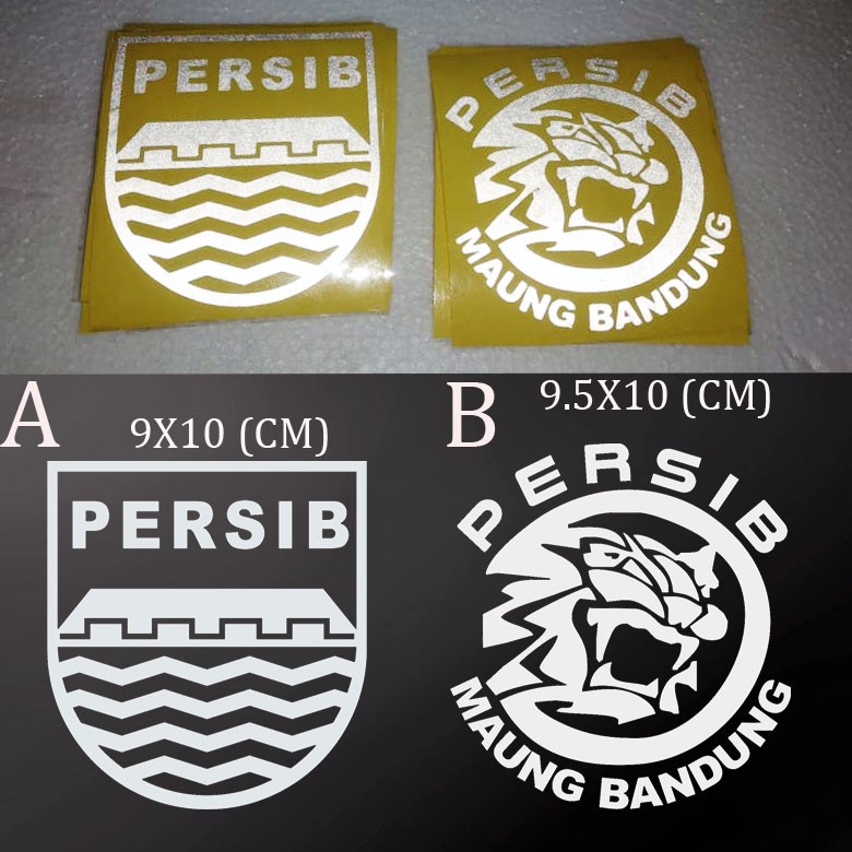 Persib Reflective Logo Vinyl Decal Sticker 