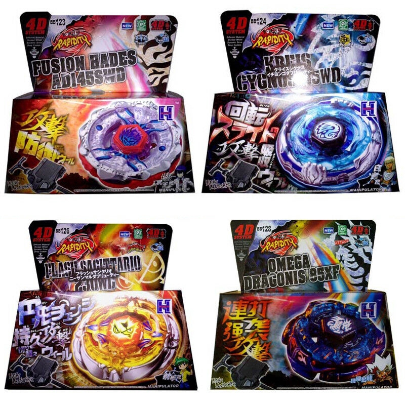 18 style Beyblade Burst Metal Fusion Masters 4D With Box