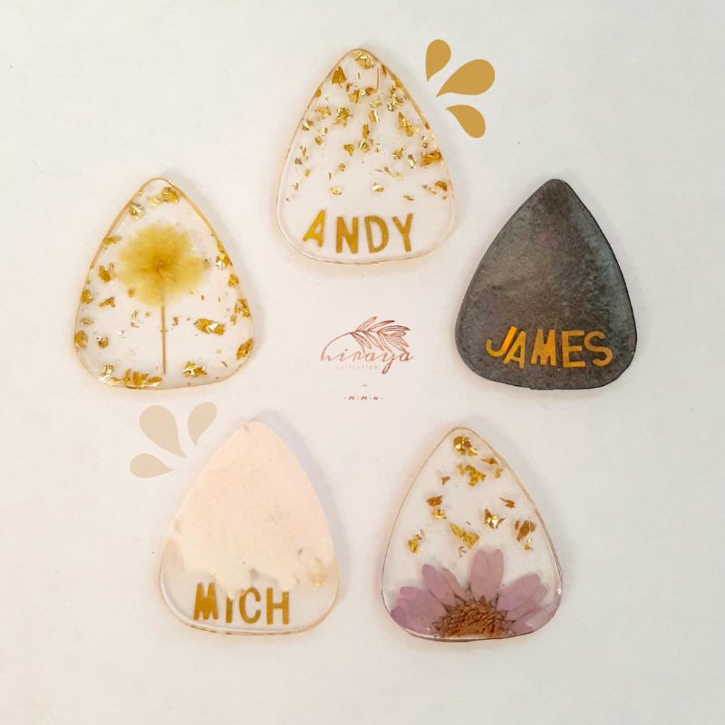 HirayaByMMH | Resin Guitar Pick (Customized) Taylor swift, IV of Spades, Ben&Ben inspired