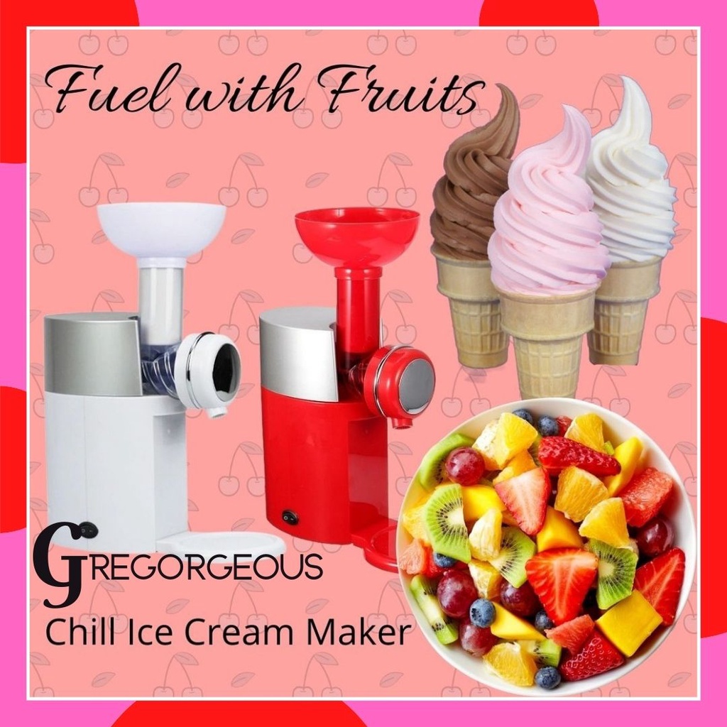 Premium Frozen Fruits Soft Serve Ice Cream Maker Dessert Fruit