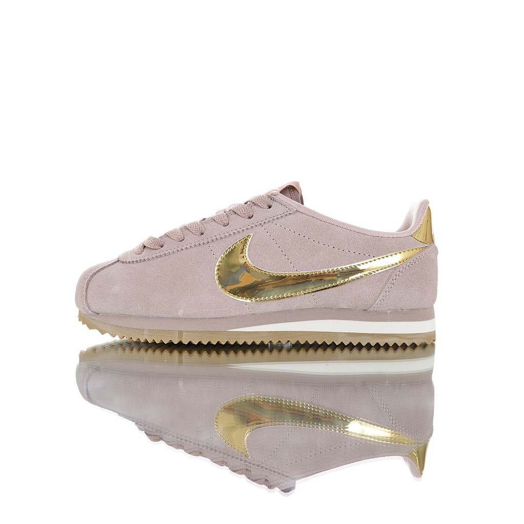 nike cortez taupe gold