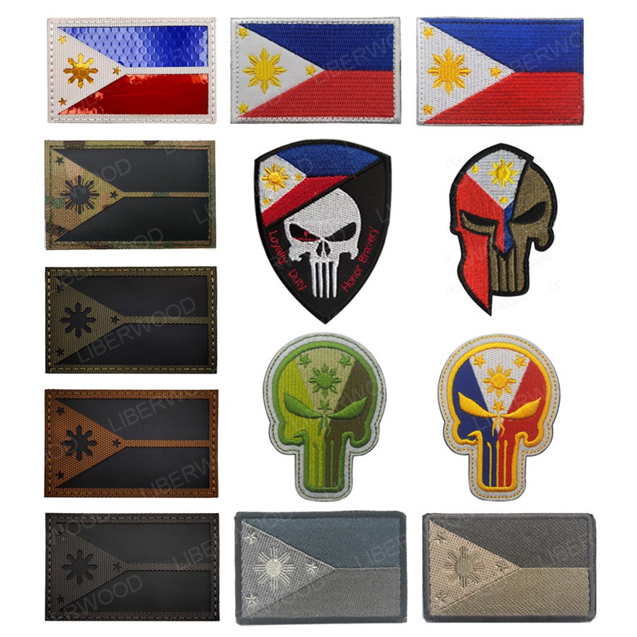 military hook and loop patches