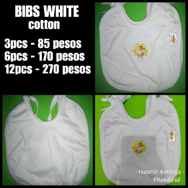 white bibs