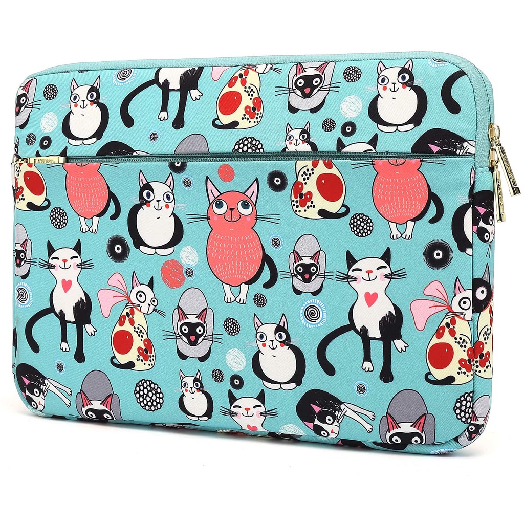 Waterresistant 13 14 15 inch Laptop Sleeve, Womens Laptop Protective