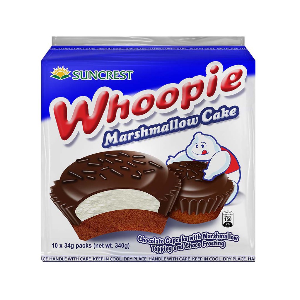 Whoopie Marshmallow Cake Choco 10 Pieces 34g Shopee Philippines