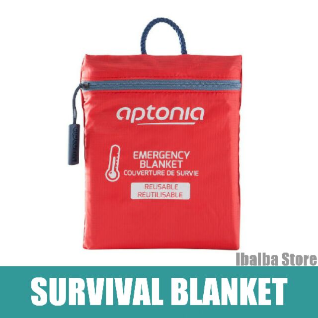 Decathlon Aptonia REUSABLE Emergency Survival Blanket Shopee Philippines