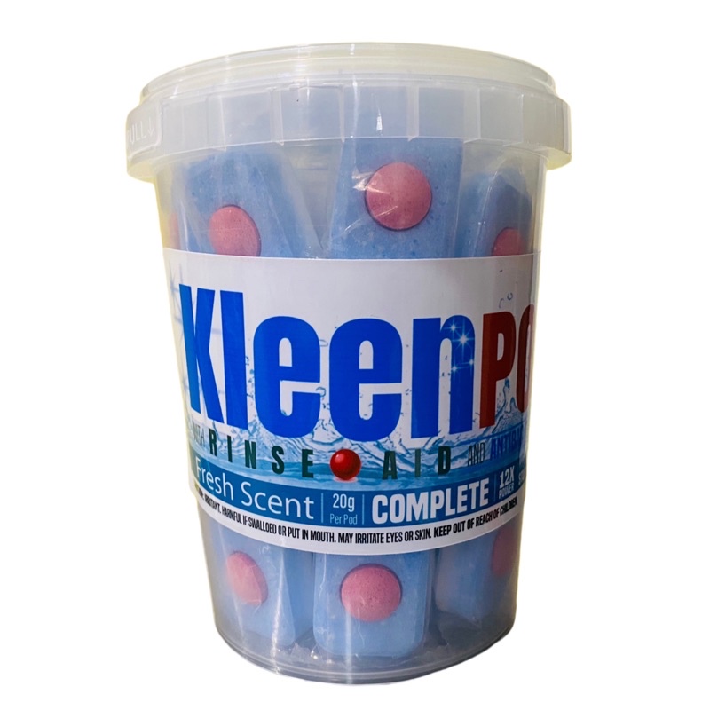 KleenPods Dishwasher Tablets with Rinse Aid 40pcs Shopee Philippines