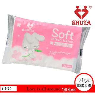Shuta Soft Cotton Tissue 120 Pulls 180x142mm BW28