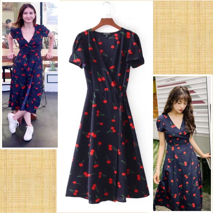 midi dress shopee