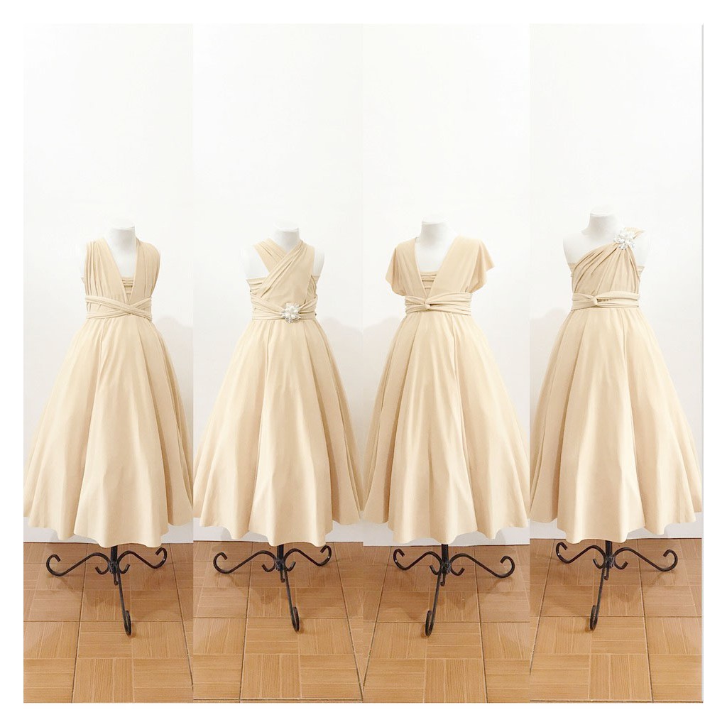 infinity dress cream