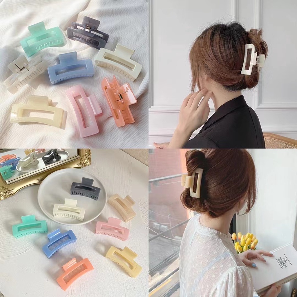 Korean Hair Clip Geometric Ins Catch Clip Simple Hairpin Wild Hair 