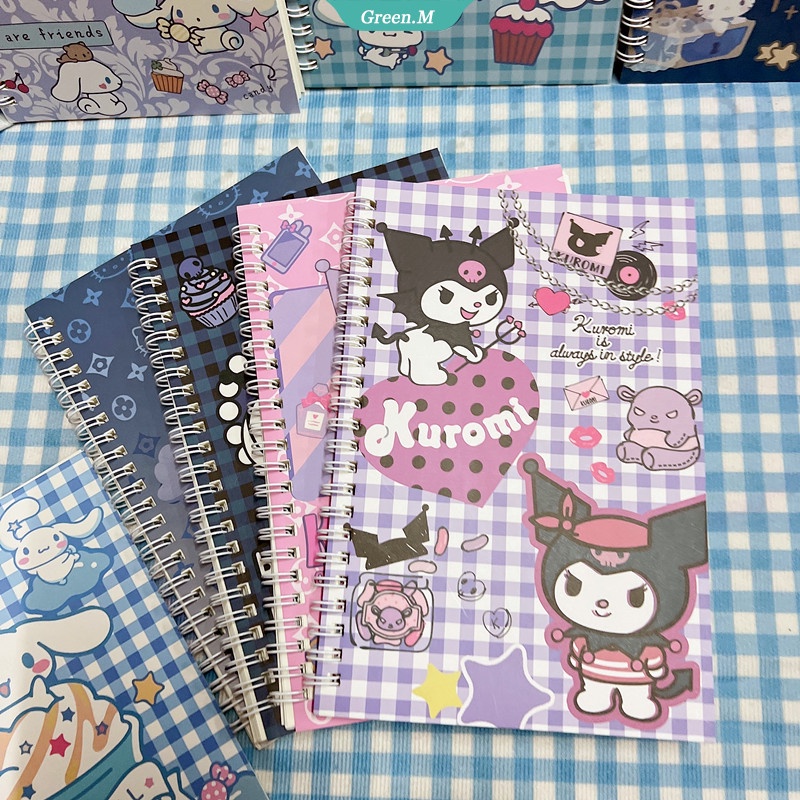 Anime Kuromi Kawaii Cartoon Mini Notebook Portable A5 Coil Notepad ...