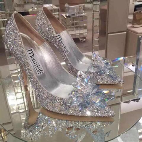 crystal shoes