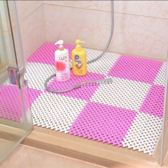 Drain Holes Non Slip Bathroom Toilet Kitchen Shower Mat Shopee