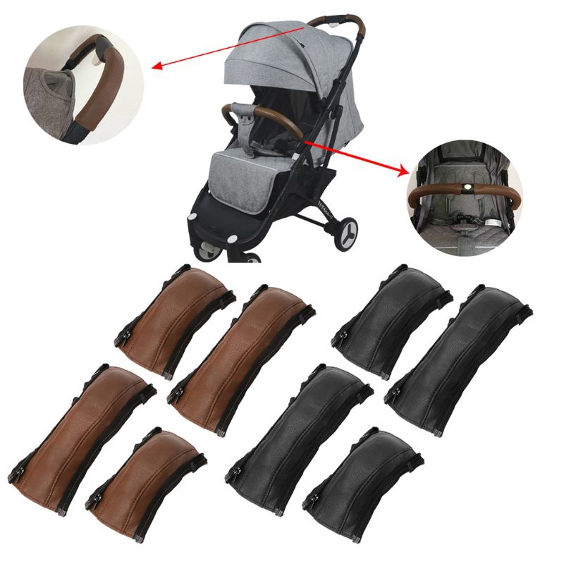leather handle stroller