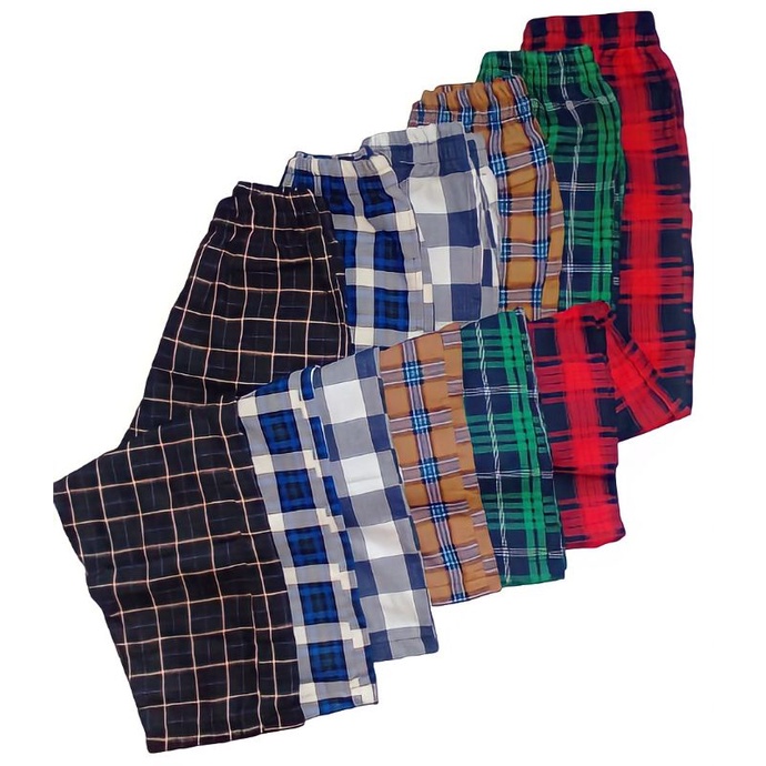 CHECKERED PAJAMA GARTERIZED PANTS UNISEX W/ SIDE POCKETS FREESIZE MAKAPAL ANG TELA Shopee