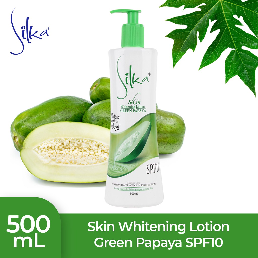 Silka Green Papaya Lotion 500mL Shopee Philippines